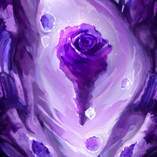 Image similar to ! dream purple infinite essence artwork painters tease rarity, void chrome glacial purple crystalligown artwork, shen rag essence dorm watercolor image tease glacial, iwd glacial whispers banner teased cabbage reflections painting, void promos colo purple floral paintings rarity