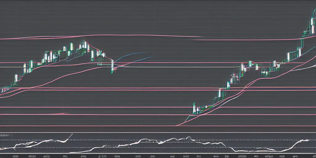 Image similar to heiken ashi chart, tradingview, focus, clean, smooth lines, vector