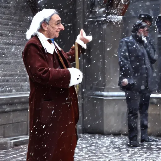 Prompt: mario draghi as scrooge, 4k photo, trending