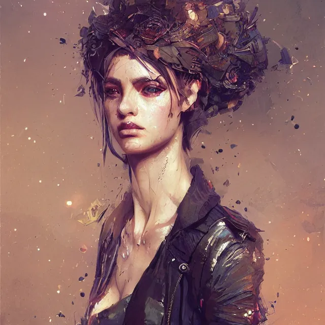 Image similar to beauty girl, hyper detailed, insane details, intricate, elite, elegant, luxury, by ismail inceoglu dragan bibin hans thoma greg rutkowski alexandros pyromallis rene maritte illustrated, perfect face, fine details, realistic shaded, fine - face, pretty face