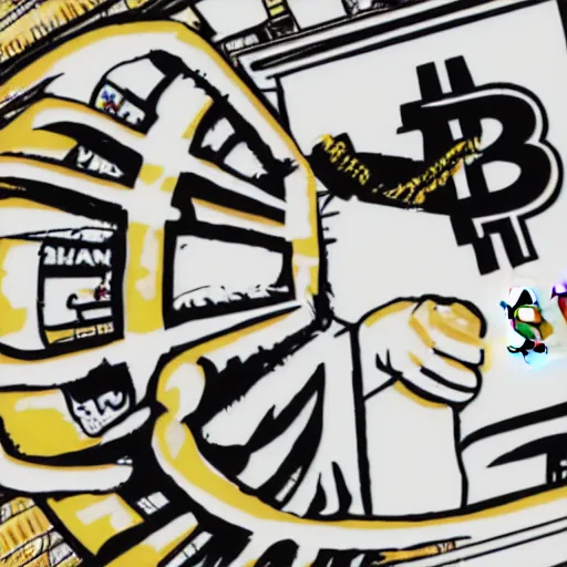 Image similar to pepe holding bitcoin