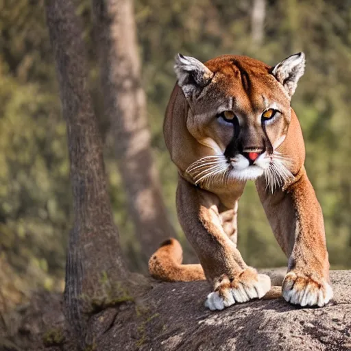 Prompt: portrait of rishab pant as a cougar hunter, canon 3 5 mm portrait photography, ultrarealistic