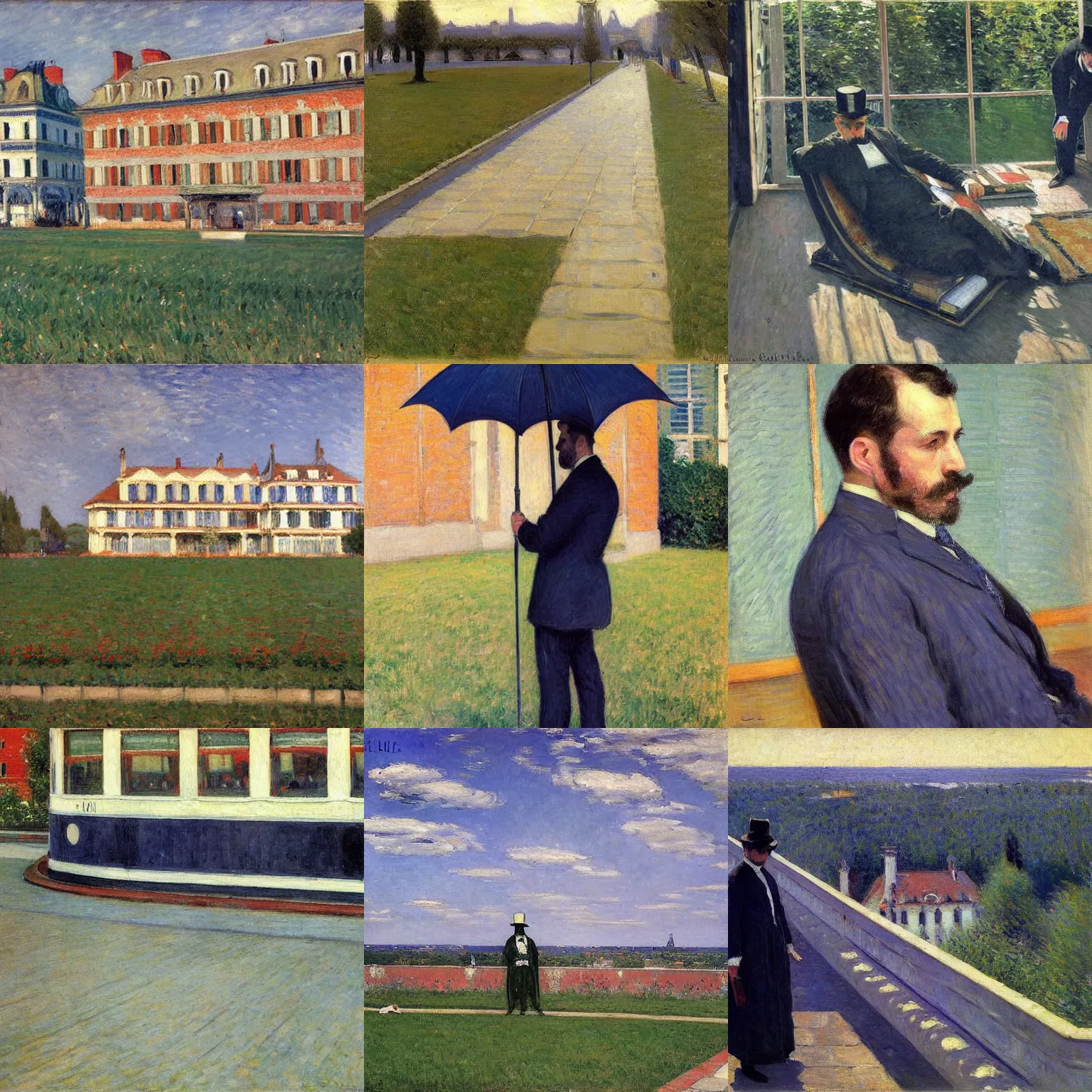 Prompt: an artwork by gustave caillebotte