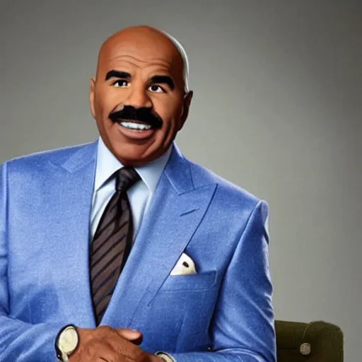 Image similar to steve harvey staring in an ad for nuclear disengagement