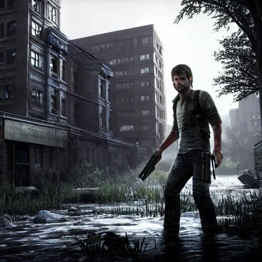 Image similar to Joel from the last of us unreal engine 5, ultra detailed, detailed, realistic