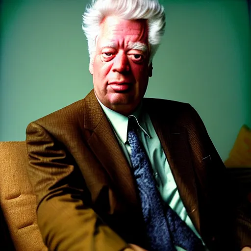 Image similar to uhd photorealisitc candid photo of kent brockman. photo by annie leibowitz and steve mccurry