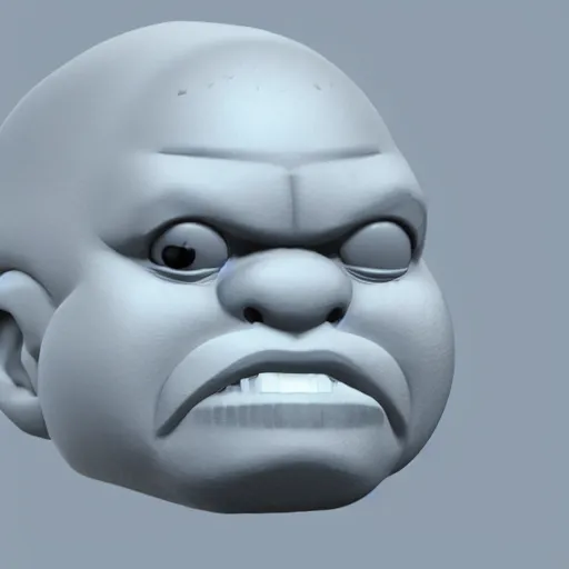 Prompt: ice cube, a 3 d render by akira toriyama, trending on zbrush central, computer art, rendered in cinema 4 d, rendered in maya, rendered in unreal engine,