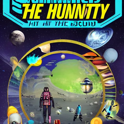Image similar to humanity in the year 3000 ad exploring exotic planet