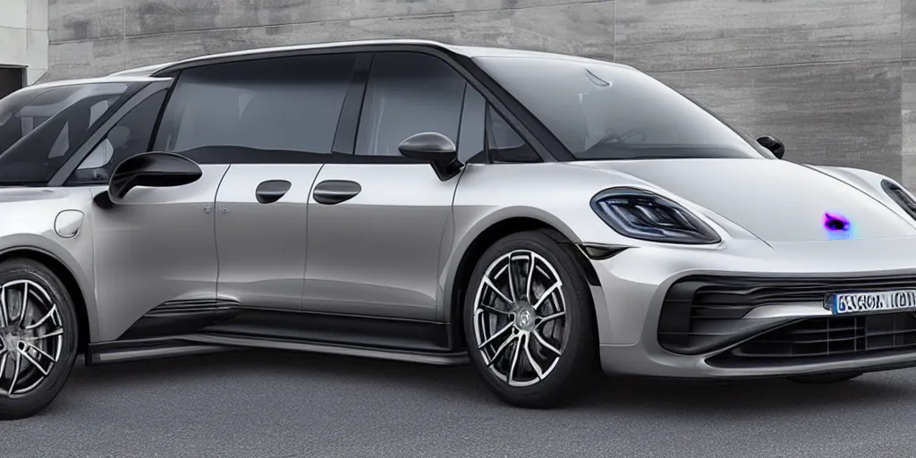 Image similar to “2021 Porsche Minivan, ultra realistic, 4K, high detail”