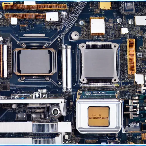 Image similar to Highly detailed photo of Mount Olympus as dusty ancient computer motherboard, 4K, highly detailed