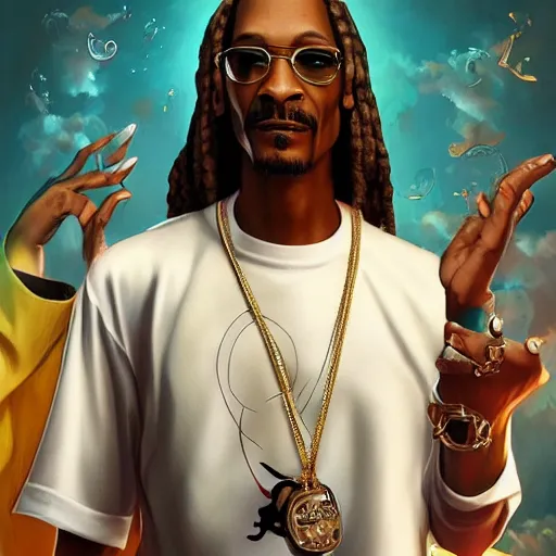 Image similar to Snoop Dog as a Emoji, by Stanley Artgerm Lau, WLOP, Rossdraws, James Jean, Andrei Riabovitchev, Marc Simonetti, Yoshitaka Amano, ArtStation, CGSociety,