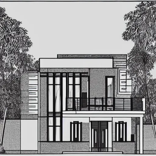 How to Draw a Modern House 🏠 STEP BY STEP drawing tutorial - YouTube-saigonsouth.com.vn