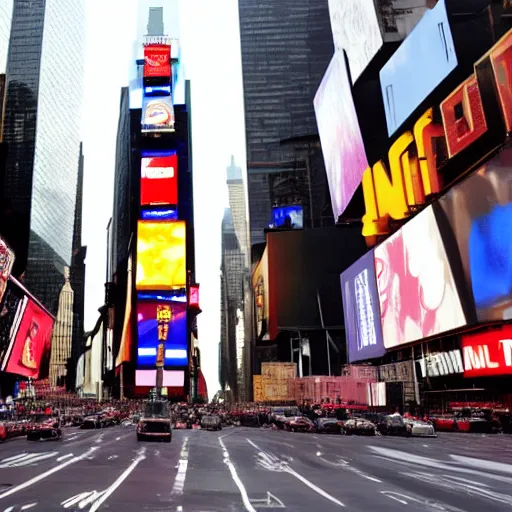 Prompt: times square during a blackout, associated press photography, 4 k hd photo