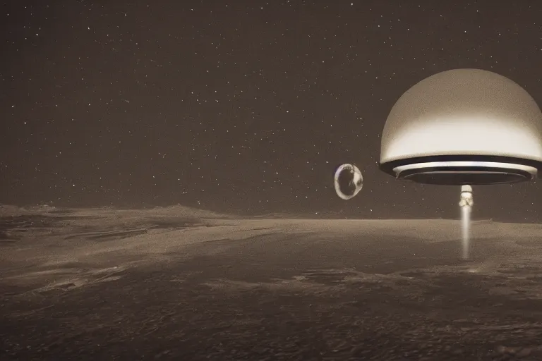 Image similar to leaked top secret footage of an ufo, vintage old shot with an old camera, intricate details, eerie, highly detailed, photorealistic, octane render, 8 k, unreal engine.