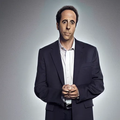 Image similar to the 1 0 0 tv show except everyone is jerry seinfeld hyperrealism photo - realistic