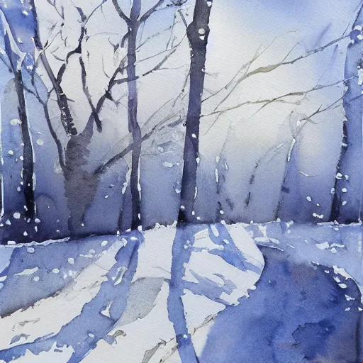 Image similar to winter watercolor