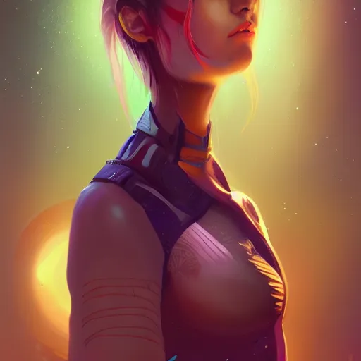 Image similar to beautiful girl in a wormhole character concept style, by Mateusz Urbanowicz, beautiful girl, 8k character concept art, by WLOP, cinematic lighting, trending on artstation, symmetrical portrait symmetrical, highly detailed CGsociety, hyper