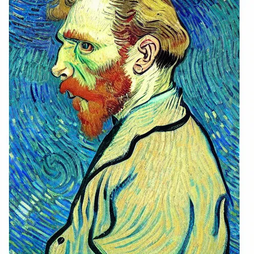 Image similar to beijin by van gogh