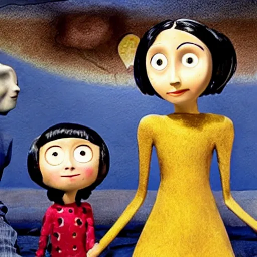 Image similar to coraline jones and the other mother