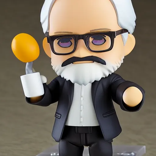 Prompt: old man, nendoroid, figurine, detailed product photo