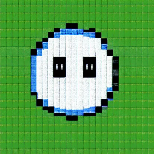 Prompt: cute, minimalist smiley face pixel art