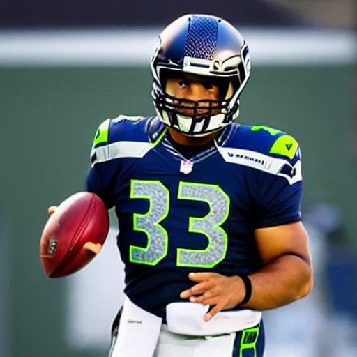 Prompt: russell wilson as a turtle