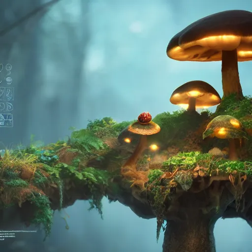 Image similar to : kawaai mushroom Character ,hyper detailed art station  parabolic lighting contest winners unrealengine trending on artstation,cinematic, hyper realism, high detail, octane render, 8k