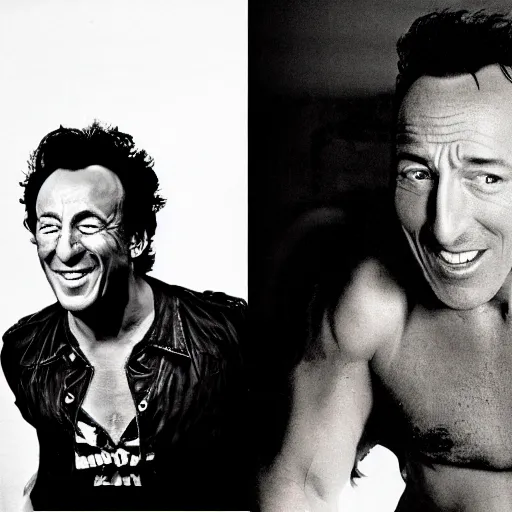 Prompt: terrifying Bruce Springsteen