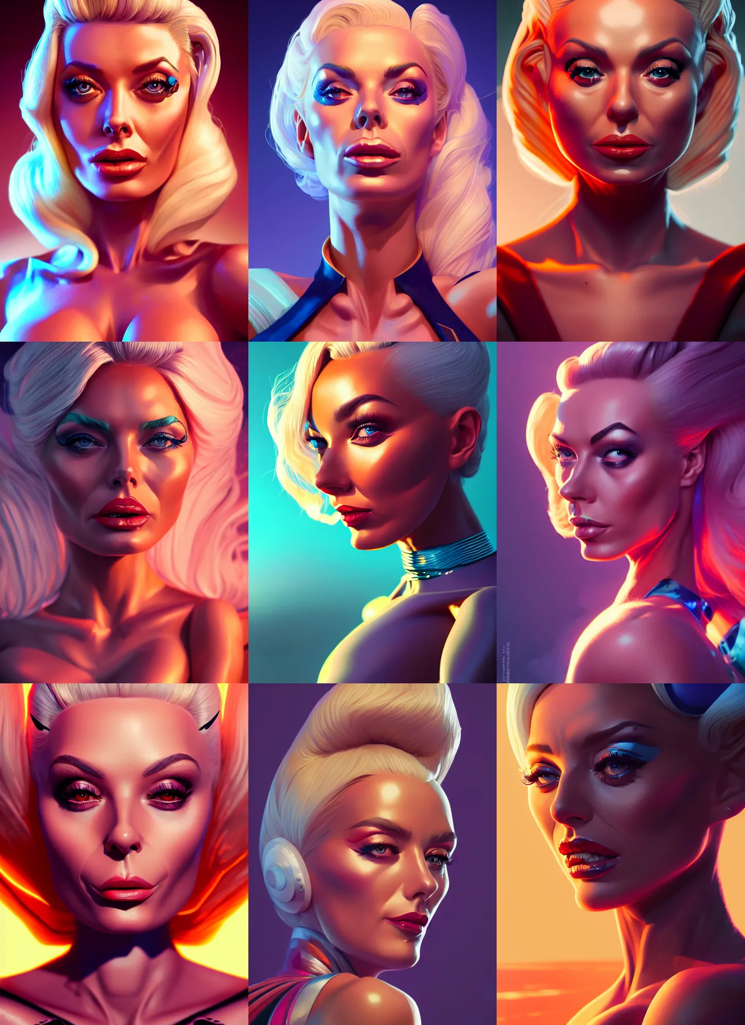 Prompt: retrofuturistic portrait of isabelledeltore, close up, wlop, dan mumford, artgerm, liam brazier, peter mohrbacher, 8 k, raw, featured in artstation, octane render, cinematic, elegant, intricate, 8 k