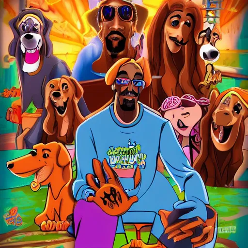 snoop lion cartoon