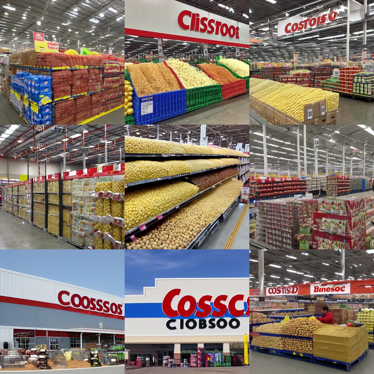 Prompt: costco but they only sell corn to obese people