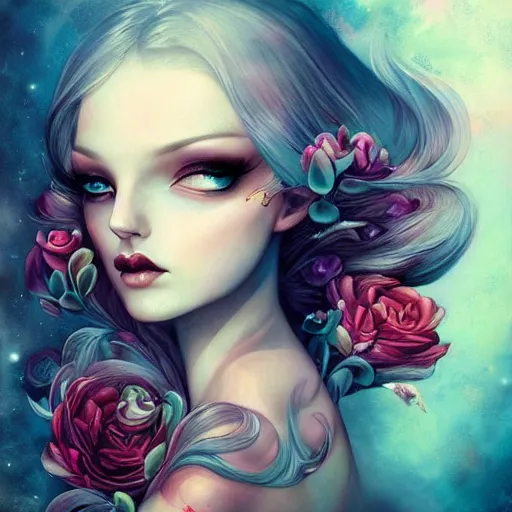 Prompt: feminine by anna dittmann