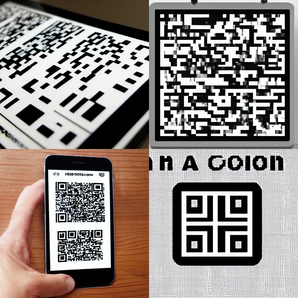 Prompt: a qr code