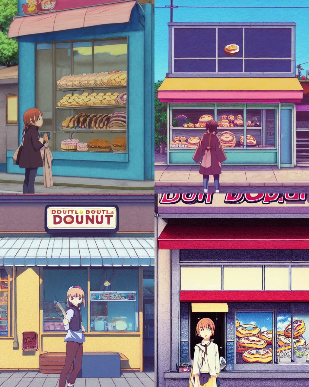 Render #] Miyamori Aoi, woman biting doughnut anime character transparent  background PNG clipart | HiClipart