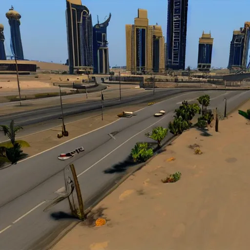 Image similar to Dubai in GTA V