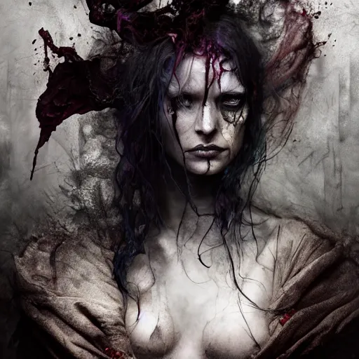 Image similar to dark cloaked eldritch necromancer, by brooke shaden and alberto seveso and eve ventrue and john salminen and tim okamura, trending on artstation hq, deviantart, pinterest, 4 k uhd image