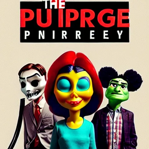 Image similar to the purge as a pixar movie