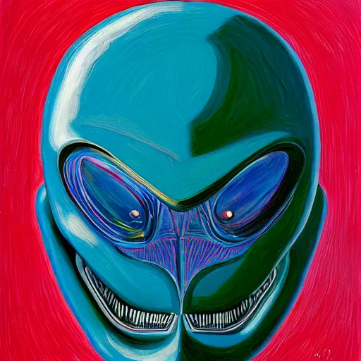 Image similar to alien by wayne thiebaud