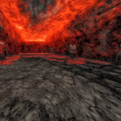 Prompt: gopro shot of the hell, gopro, photo, highly detailed, unreal - engine, obscure, red, depressing