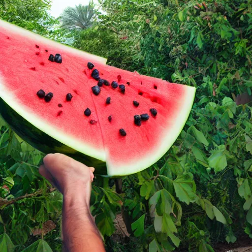 Image similar to Watermelon explosion