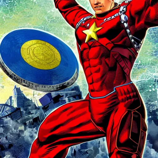 Image similar to detailed picture of captain russia, marvel