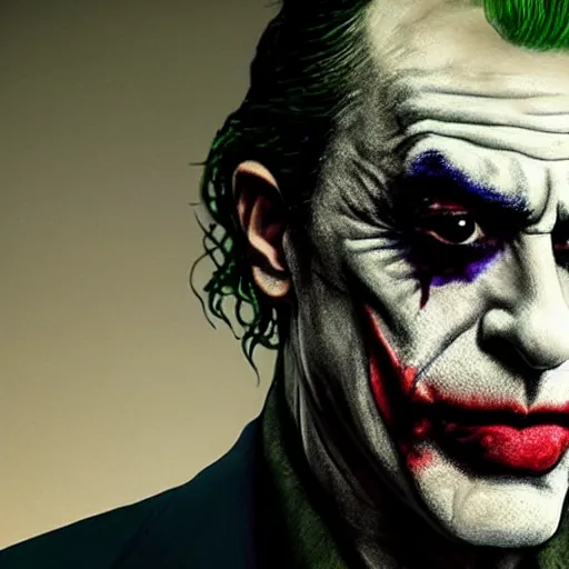 Prompt: Jeffrey Dean Morgan as The Joker