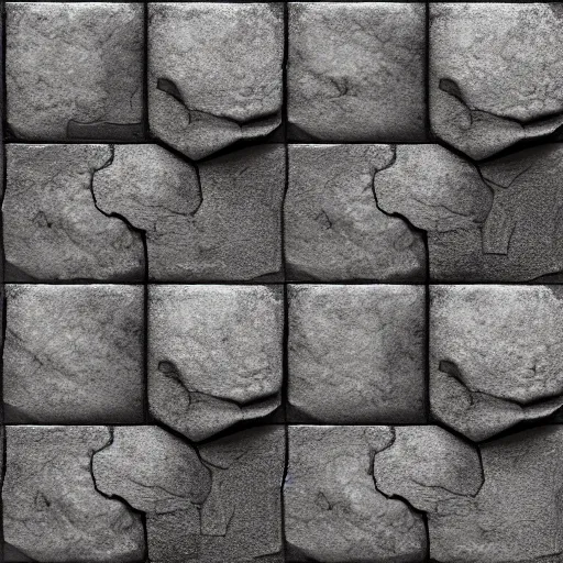 Seamless realistic pbr tileable rock surface texture