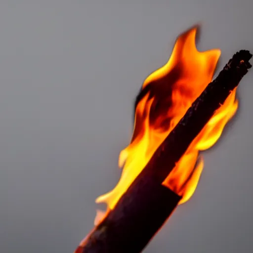 Image similar to close up shot of a burning joint, cinematic