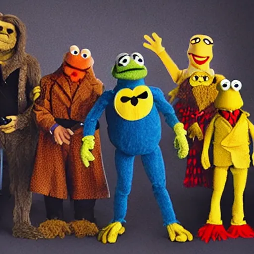 Image similar to The Watchmen as Muppets