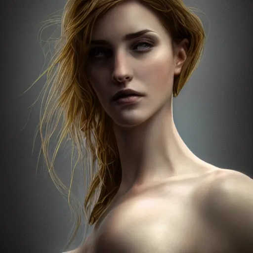 Prompt: Rachel Connor from models.com FORD Robert Black agency, physically accurate, moody dynamic lighting, very very intricate, very very elegant, highly detailed, digital painting, artstation, HR GIGER, Hieronymus Bosch, Francis Bacon, concept art, smooth, very beautiful, sharp focus, illustration, art by artgerm and greg rutkowski and alphonse mucha