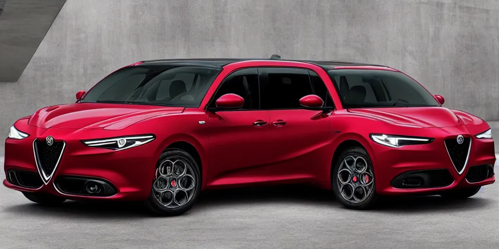 Image similar to 2022 Alfa Romeo Minivan