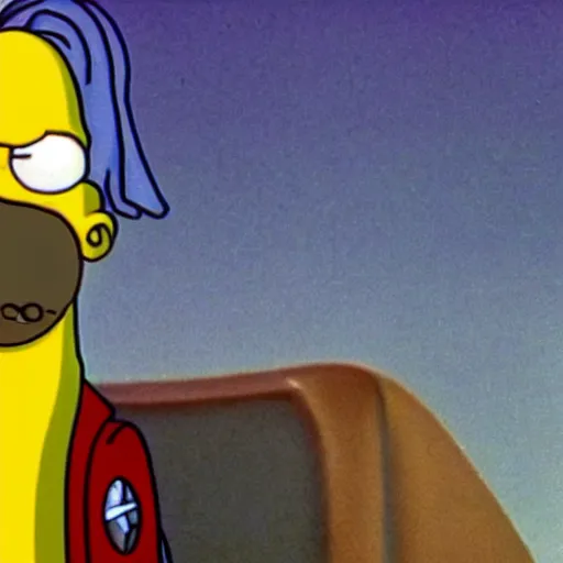 Image similar to homer simpson as spock, movie still