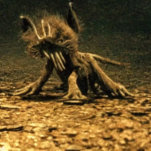 Image similar to the scariest creature ever captured on film