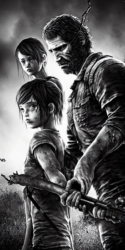 Prompt: the last of us zombie, hyperrealistic, flowers bursting, black and white, cordyceps, striking, hyperrealistic, highly detailed, soft focus, sharp, 8k,